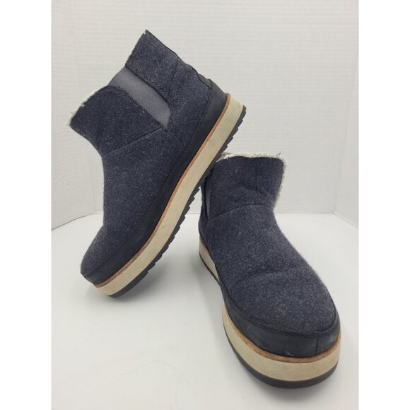 Merrell Women's Juno Pull On Wool Suede Ankle Boots Black Size 10 EU 41 - Picture 1 of 12